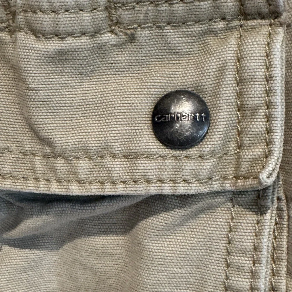 Carhartt Cargo Shorts Mens 42 Relaxed Fit Khaki Work Utility‎ Pocket Casual